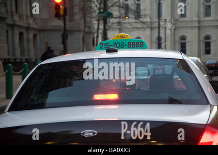 Taxi cab Philadelphia Stock Photo