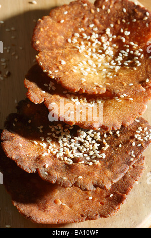 Ariselu is a south Indian sweet dish from Andhra which is specially prepared from rice flour and jaggery on sankranti festival Stock Photo