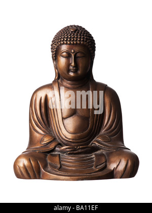 Bronze Buddha statue Stock Photo