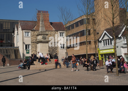 Bonn Square, Oxford, England, UK Stock Photo