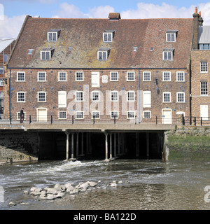 House Mill tidal watermill part of the three mills complex at Bromley by Bow on the River Lea Stock Photo