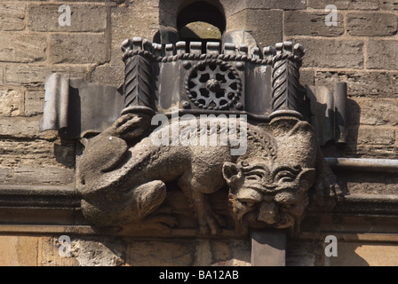 Gargoyles, Brasenose College, Oxford university, England Stock Photo