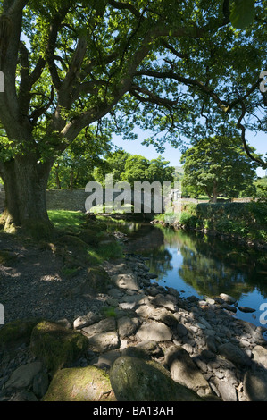 Bridge over Rydal Beck, Rydal, Lake District National Park, Cumbria, England, UK Stock Photo