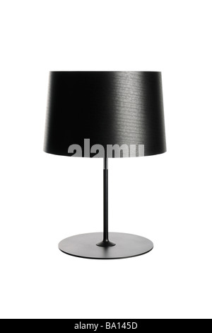 Black Table Lamp Stock Photo