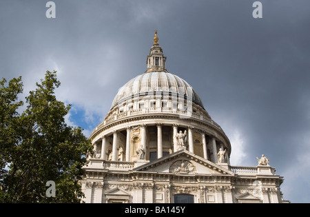 saint pauls cathedral in the city of london united kingdom Stock Photo