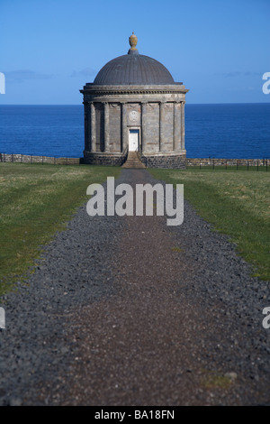 path leading to Mussenden Temple downhill county londonderry derry northern ireland Stock Photo