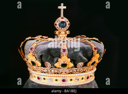 jewellery, crown jewels, Bavaria, royal crown and globus cruciger Stock ...