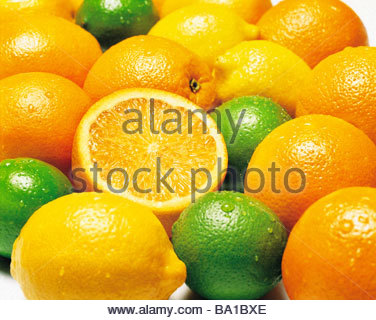 Lemons limes and oranges