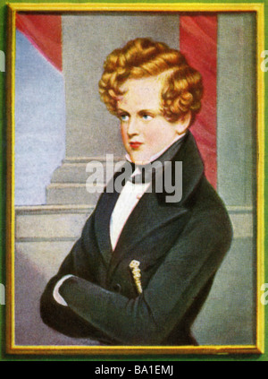 Napoleon Francois Joseph Charles, 20.3.1811 - 22.7.1832, King of Rome 1811 - 1814, Duke of Reichstadt 1817 - 1832, portrait, pri Stock Photo