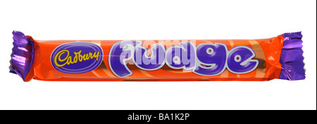 Cadbury Fudge bar Stock Photo