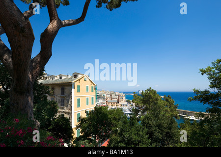 View over Vieux Port from Citadelle, Terra Nova, Bastia, Corsica, France Stock Photo