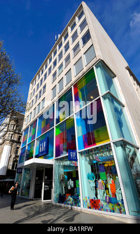 GAP department store in Oxford Street, London, Britain, UK Stock Photo