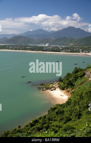 Scenic bay view of Da Nang Vietnam Stock Photo