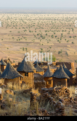 Youga Na Village in Pays Dogon in Mali Stock Photo