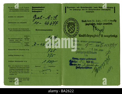 car registration documents Stock Photo: 21125595 - Alamy