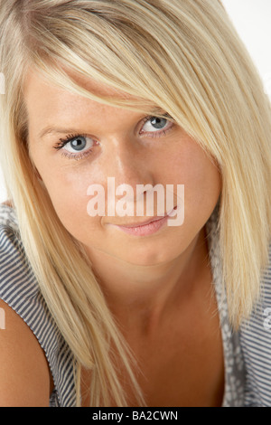 Young Blonde Woman Stock Photo