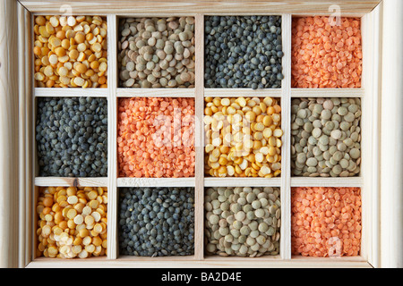 Selection Of Pulses Stock Photo