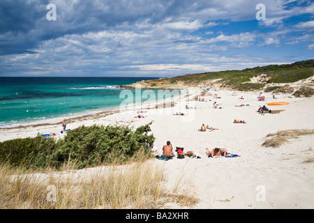 Bodri Beach on the Haute-Balagne coast Corsica France Stock Photo