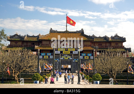 The Imperial Citadel of Hue Vietnam Stock Photo