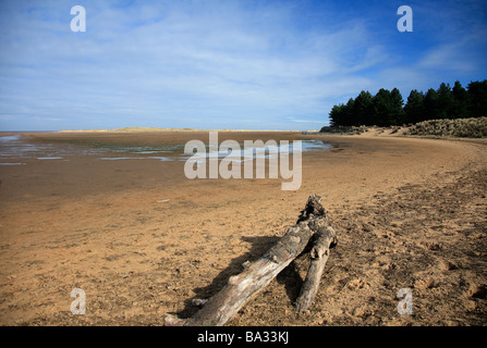 Sand Pattens Holkham Bay Beach National Nature Reserve Peddars way North Norfolk Coastal Path England UK Stock Photo