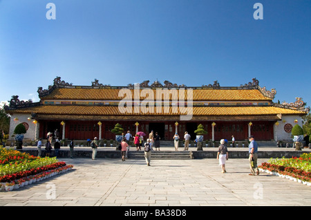 Thai Hoa Temple at the Imperial Citadel of Hue Vietnam Stock Photo