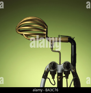 Hair-warm wind detail nostalgia electro-appliance warm wind hair drier hotly-air-appliance hotly-air-fans fans counters Stock Photo