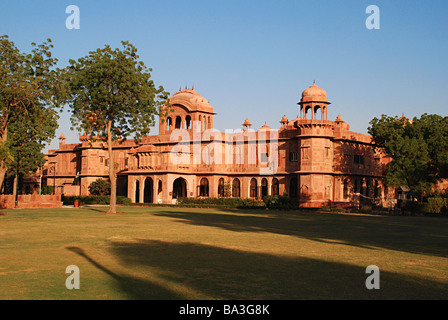 The Lallgarh palace, A heritage Hotel, Bikaner, Rajasthan State India. Stock Photo