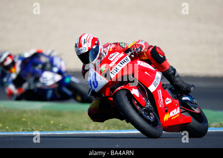 Motorcycle racing, Jerez de la Frontera, Spain Stock Photo