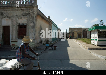 CUBA Camaguay Street vendors March 2009 Stock Photo