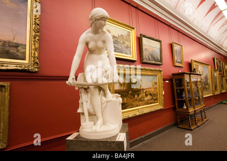 UK England Salford City Museum and Art Gallery Genius of Lancashire sculpture by Percival Ball Stock Photo