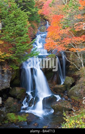 Crown Waterfall in Tochigi Prefecture, Japan Stock Photo