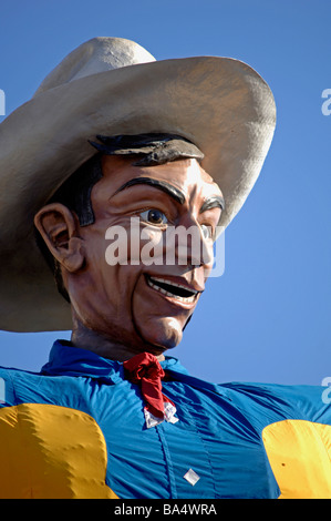 Meet Big Tex, the Red River Rivalry's giant, terrifying cowboy