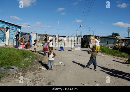 Gugulethu township, Cape Town, South Africa Stock Photo