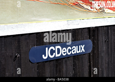 JCDecaux advertising hoarding, Birmingham, UK Stock Photo