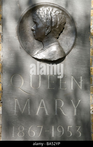 England London Queen Mary memorial in the Mall