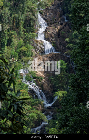 The Thor Thip waterfall in Kaeng Krachan National Park Thailand Stock Photo