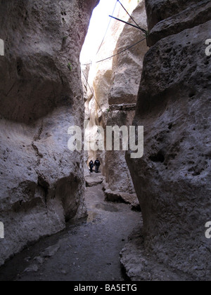 Fissure of St Taqla or Thecla in Maalula or Maaloula SYRIA Grieta de ...