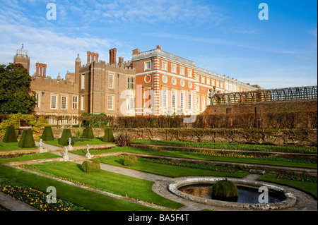 Pond Gardens, Hampton Court Palace Stock Photo