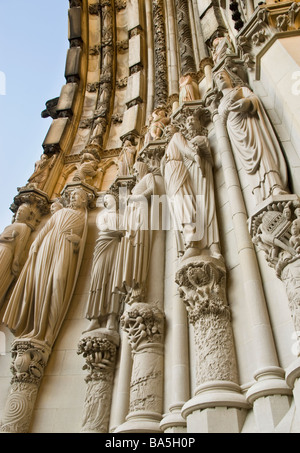 Cathedral of St John the Divine in New York City Stock Photo