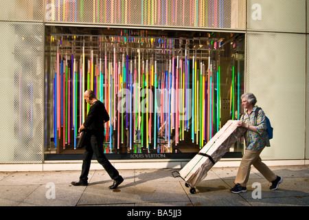 Louis Vuitton holiday window at Fifth Avenue and 57th Street, NYC, USA  Stock Photo - Alamy
