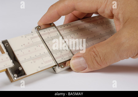 An Australian slide rule Stock Photo