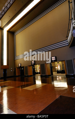 Art Moderne design in the renovated seventh floor Carlu auditorium Toronto Stock Photo