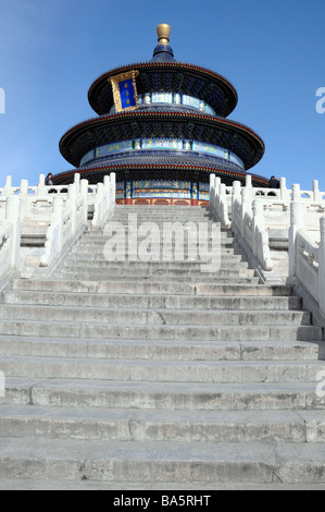Qinian Dian (Hall of Prayer for Good Harvests) at the Temple of Heaven (or Altar of Heaven), Beijing, China. Stock Photo