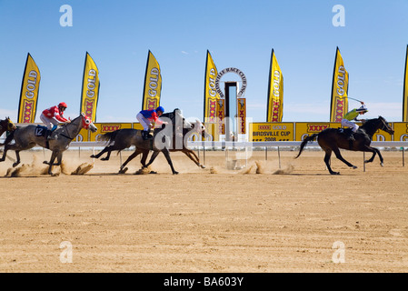 Birdsville Races.  Birdsville, Queensland, AUSTRALIA Stock Photo