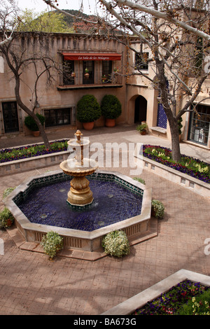 patio del norte within tlaquepaque an arts and craft village fashioned after a traditional mexican village sedona arizona usa Stock Photo