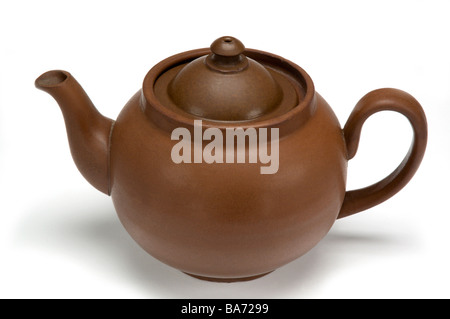 Brown teapot Stock Photo