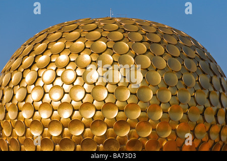 Matri Mandir Meditation Centre Auroville Pondicherry Tamil Nadu India Stock Photo