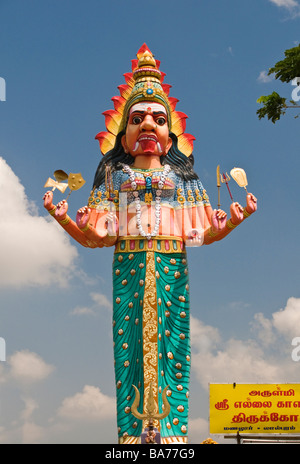 Kaliamman statue Chidambaram Tamil Nadu India Stock Photo - Alamy