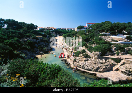 Cala Forcat Minorca Balearic Islands Spain Stock Photo