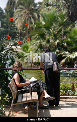 Parc de la Ciutadella, El Born, Barcelona, Catalonia, Spain Stock Photo